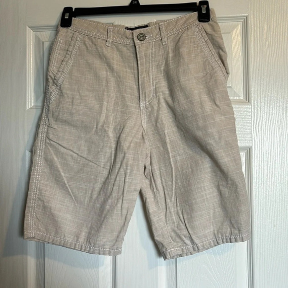 Buckle Light Gray Men Shorts - Picture 1 of 9